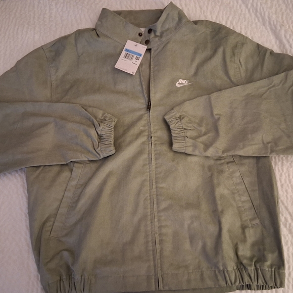 Nike Sportswear Club Corduroy Harrington Jacket Mens Size Medium NWT FZ0631-370